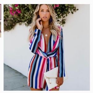 Vici Striped Dress